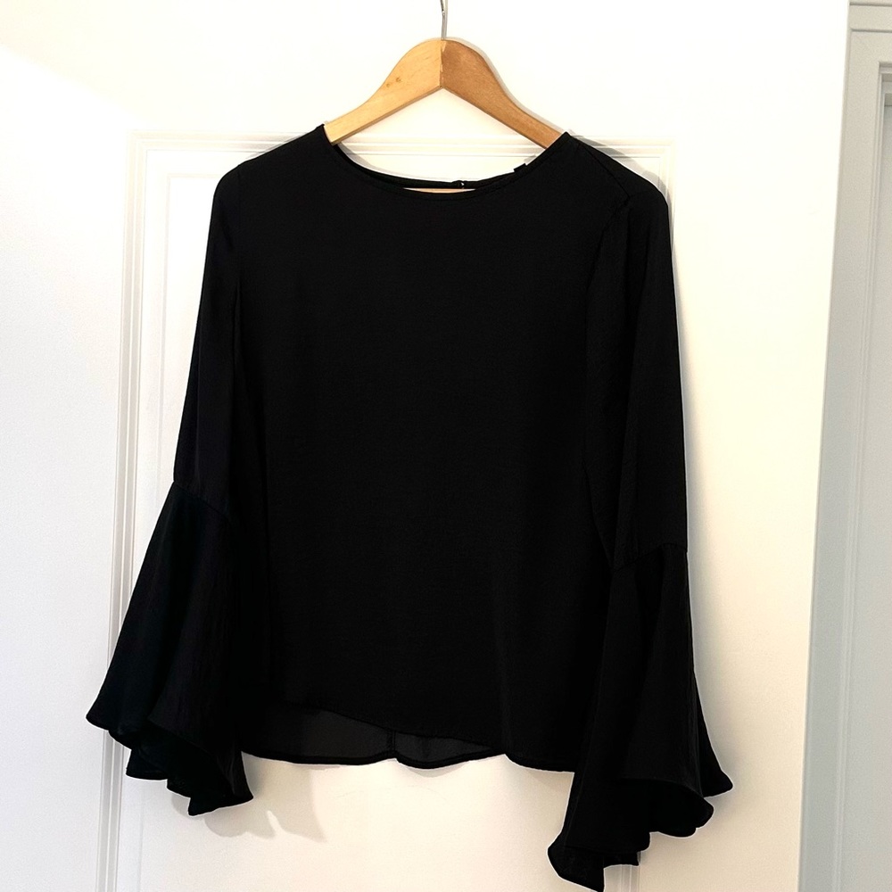 Who What Wear Bell Sleeve Evening Blouse